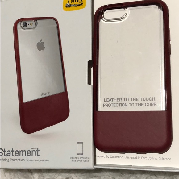 OtterBox Statement Series iPhone 6/6S case Red - Picture 3 of 8